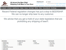 Tablet Screenshot of beership.com